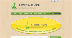 Desktop Screenshot of livinghopepres.org